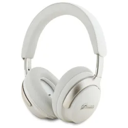 Handsfree Bluetooth Guess Metal Script Logo, A2DP, ANC, Beige