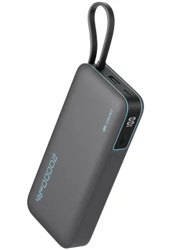 Batteria Esterna Cuktech, 20000mAh, 55W, QC + PD, 1 x USB-A - 2 x USB-C, Grigio CUKP200NGLDG