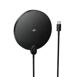 Caricabatterie Wireless Retea HOCO CW62, 15W, 1.67A, Nero
