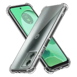 Custodia per Motorola Moto G54, Techsuit, Shockproof Clear, Trasparente
