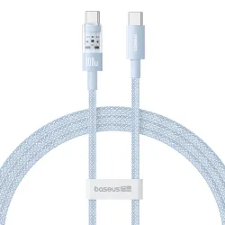 Cavo Dati e Ricarica USB-C - USB-C Baseus Gem, 100W, 1m, Blu P10373000311-00