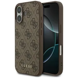 Custodia per Apple iPhone 17, Guess, 4G Classic, Marrone