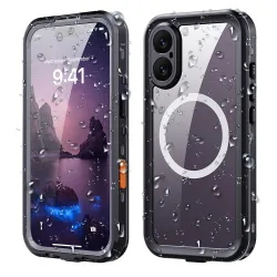 Custodia Waterproof per Apple iPhone 17, ShellBox, Nera