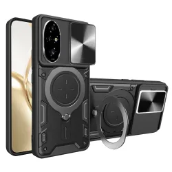 Custodia per Honor 200, Techsuit, CamGuard Pro, Nera