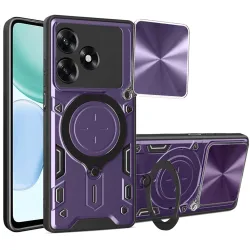 Custodia per Honor X5c Plus, Techsuit, CamGuard Pro, Viola