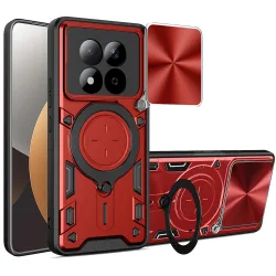 Custodia per Xiaomi Redmi Note 15 Pro 5G, Techsuit, CamGuard Pro, Rossa