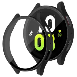 Custodia Techsuit Defense360 Pro per Samsung Galaxy Watch6 / Watch5 / Watch4 Serie 40mm, Nera