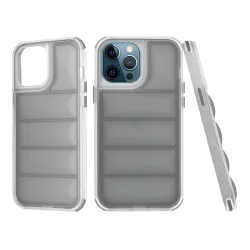 Custodia per Apple iPhone 12 Pro Max, Techsuit, Wave Shield, Nera