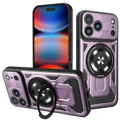 Custodia per Apple iPhone 17 Pro Max, Techsuit, RuggedCam, Viola