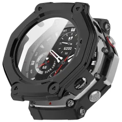 Custodia Techsuit Defense360 Pro per Amazfit T-Rex 3, Nera