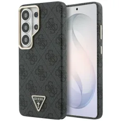 Custodia MagSafe per Samsung Galaxy S26 Ultra S948, Guess, Logo Triangolo 4G, Nera