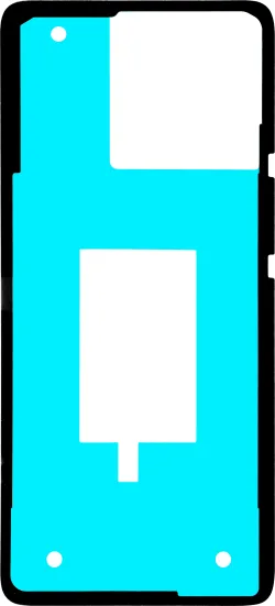 Adesivo Coperchio Batteria Motorola Edge 40, Materiale PU, Service Pack 5D78C22706