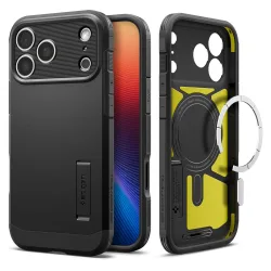 Custodia MagSafe per Apple iPhone 17 Pro Max, Spigen, Tough Armor T, Nera ACS10297