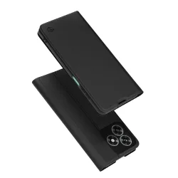 Custodia per Honor X5c Plus, Techsuit, Magskin Book, Nera