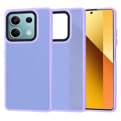 Custodia per Xiaomi Redmi Note 13 5G, Techsuit, HaloFrost, Viola Chiaro