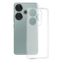 Custodia per Xiaomi Poco F6, Techsuit, Chiara, Trasparente