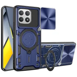 Custodia per Xiaomi Poco F8 Pro, Techsuit, CamGuard Pro, Blu