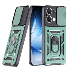 Custodia per Oppo Reno13, Techsuit, CamShield, Verde