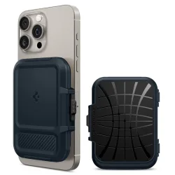 Portafoglio Magsafe, Spigen, Lock Fit, Nero AFA08526