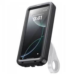 Custodia Universale Waterproof compatibile con Supporto Bicicletta Magnetico, Baseus, PrimeTrip VB1, Nera C0013D01