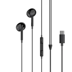 Handsfree USB-C XO Design EP74, Nero