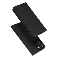 Custodia per Motorola Moto G86 Power, Techsuit, Magskin Book, Nera