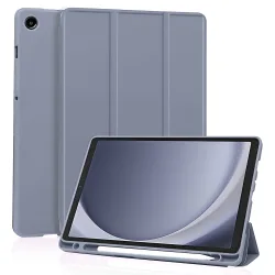 Custodia per Samsung Galaxy Tab A11 / Tab A9, Techsuit, Flex Trifold New Model, Viola