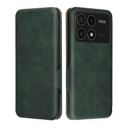 Custodia per Xiaomi Poco F6 Pro, Techsuit, Safe Wallet Plus, Verde