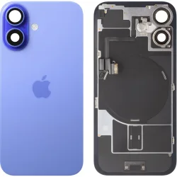 Copertura Batteria Apple iPhone 16, Blu (Ultramarine), Swap Premium
