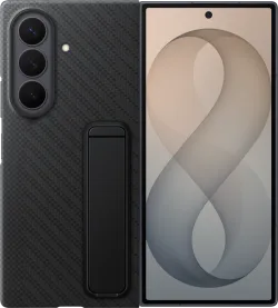 Custodia per Samsung Galaxy Z Fold8 Ultra F976, Carbon Standing, Nera EF-XF976SBEGWW