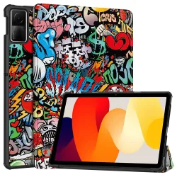 Custodia per Xiaomi Redmi Pad SE, Techsuit, FoldPro Urban Vibe, Multicolore