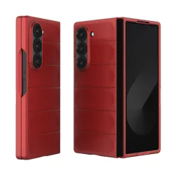 Custodia per Samsung Galaxy Z Fold6 F956, Techsuit, Magic Shield, Rossa