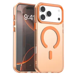 Custodia MagSafe per Apple iPhone 17 Pro, Techsuit, CandyCase, Arancione
