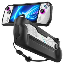 Custodia Spigen Rugged Armor per la Console Asus ROG Ally, Nera Opaca ACS06921