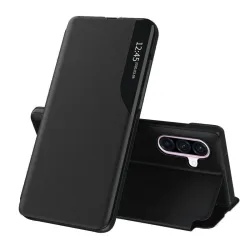Custodia per Samsung Galaxy A56 A566, Techsuit, eFold, Nera
