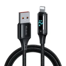 Cavo Dati e Ricarica USB-A - Lightning McDodo CA-1060 Display, 12W, 1.2m, Nero
