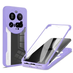 Custodia per Xiaomi 15 Ultra, Techsuit, ColorVerse 360, Viola