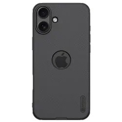 Custodia per Apple iPhone 16, Nillkin, Super Shield Pro, Nera Satinata