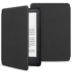 Custodia per Amazon Kindle Paperwhite 5 pollici, Techsuit, SmartCover, Nera