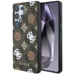 Custodia per Samsung Galaxy S25 Ultra S938, Guess, 4G Peony, Marrone