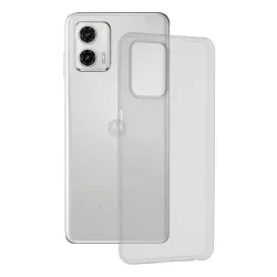 Custodia per Motorola Moto G73, Techsuit, Chiara, Trasparente