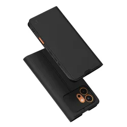 Custodia per Honor 600, Techsuit, Magskin Book, Nera