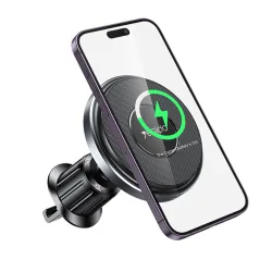 Caricabatterie Auto Wireless Yesido C190, 15W, 1.67A, Nero
