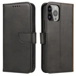 Custodia per Honor X8a, OEM, Marva Wallet, Nera
