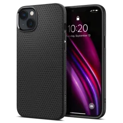 Custodia per Apple iPhone 14, Spigen, Liquid Air, Nero Opaco ACS05037
