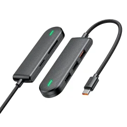 Hub USB-C McDodo HU-1430 Star, 5in1, Nero