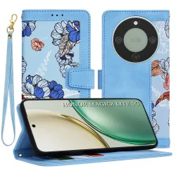 Custodia per Honor Magic8 Lite, Techsuit, FlipCraft, Blu