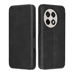 Custodia per OnePlus 13R, Techsuit, Safe Wallet Plus, Nera
