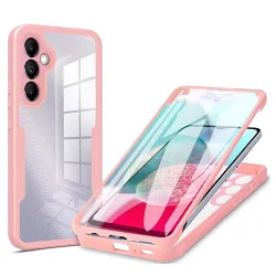Custodia per Samsung Galaxy A14 A145 / A14 5G A146, Techsuit, ColorVerse 360, Rosa