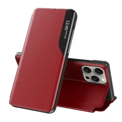 Custodia per Apple iPhone 15 Pro Max, Techsuit, eFold, Rossa